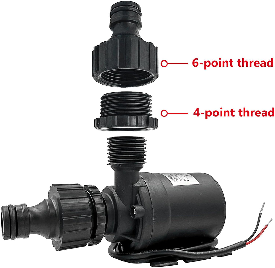 2 Pcs Dc 12v Bürstenlose Tauchwasserpumpe, Dc 12v Mini-Wasserpumpe, Brushless Tauchwasserpumpe, Bohr