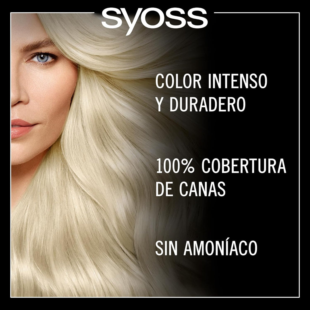 Syoss Oleo Intense Permanente Intensive Ölfarbe, 7,58 Cool Beige Blond, 3er Pack