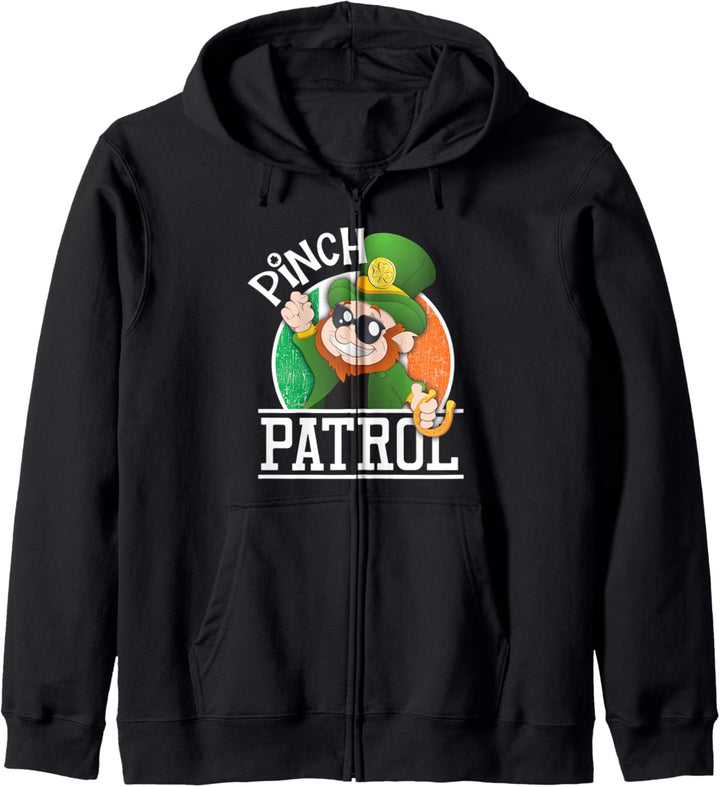 Pinch Patrol Cute Leprechaun St. Patricks Day Kapuzenjacke