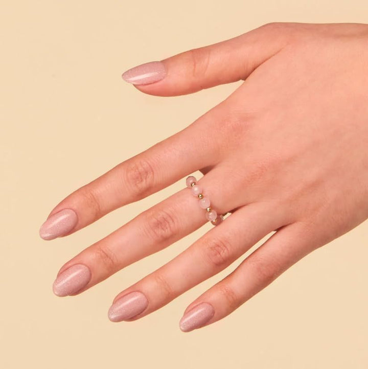 SEMILAC Gel-Nagellack 320 Shimmer Dust Beige – Volldeckender Gel-Nagellack – Soak-Off, einfach zu ve