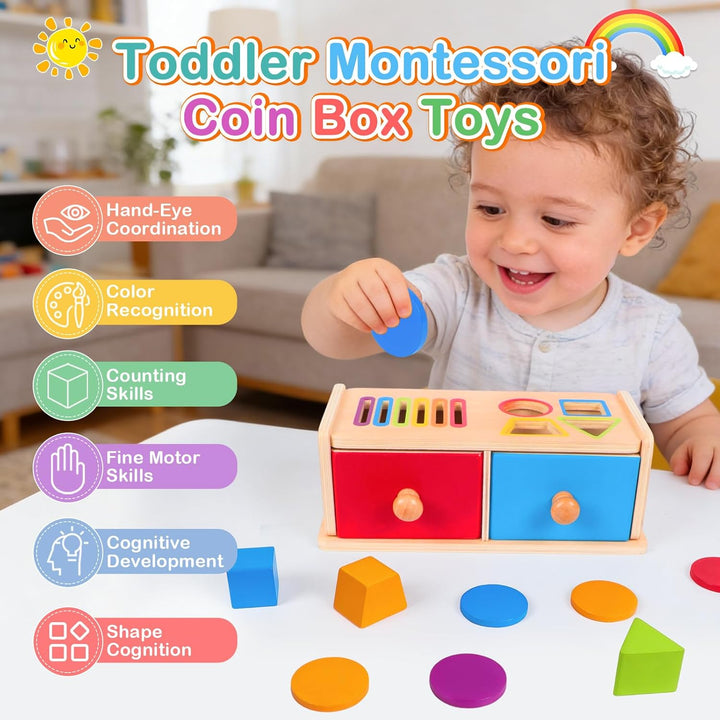 Montessori Spielzeug ab 1 Jahr, Spielzeug ab 1 2 Jahre Mädchen Jungen Baby Spielzeug Geschenk Mädche