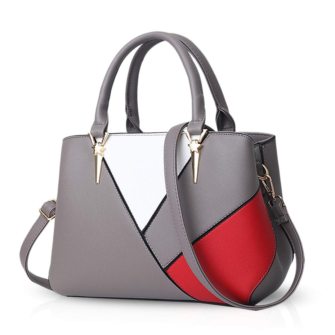 NICOLE & DORIS Handtaschen für Damen taschen Leder Damen Handtasche die neuesten Trends Spleiss Farb