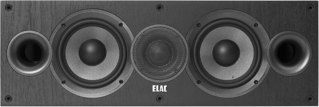 ELAC Debut 2.0 Center-Lautsprecher C5.2, Box für Musikwiedergabe über Stereo-Anlage, 5.1 Surround-So