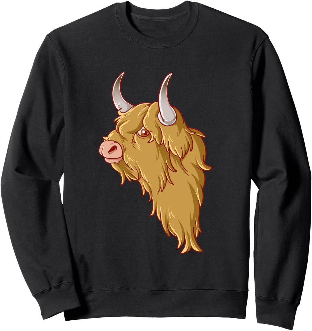 Hochlandrind Langhornrind Schottisch Sweatshirt