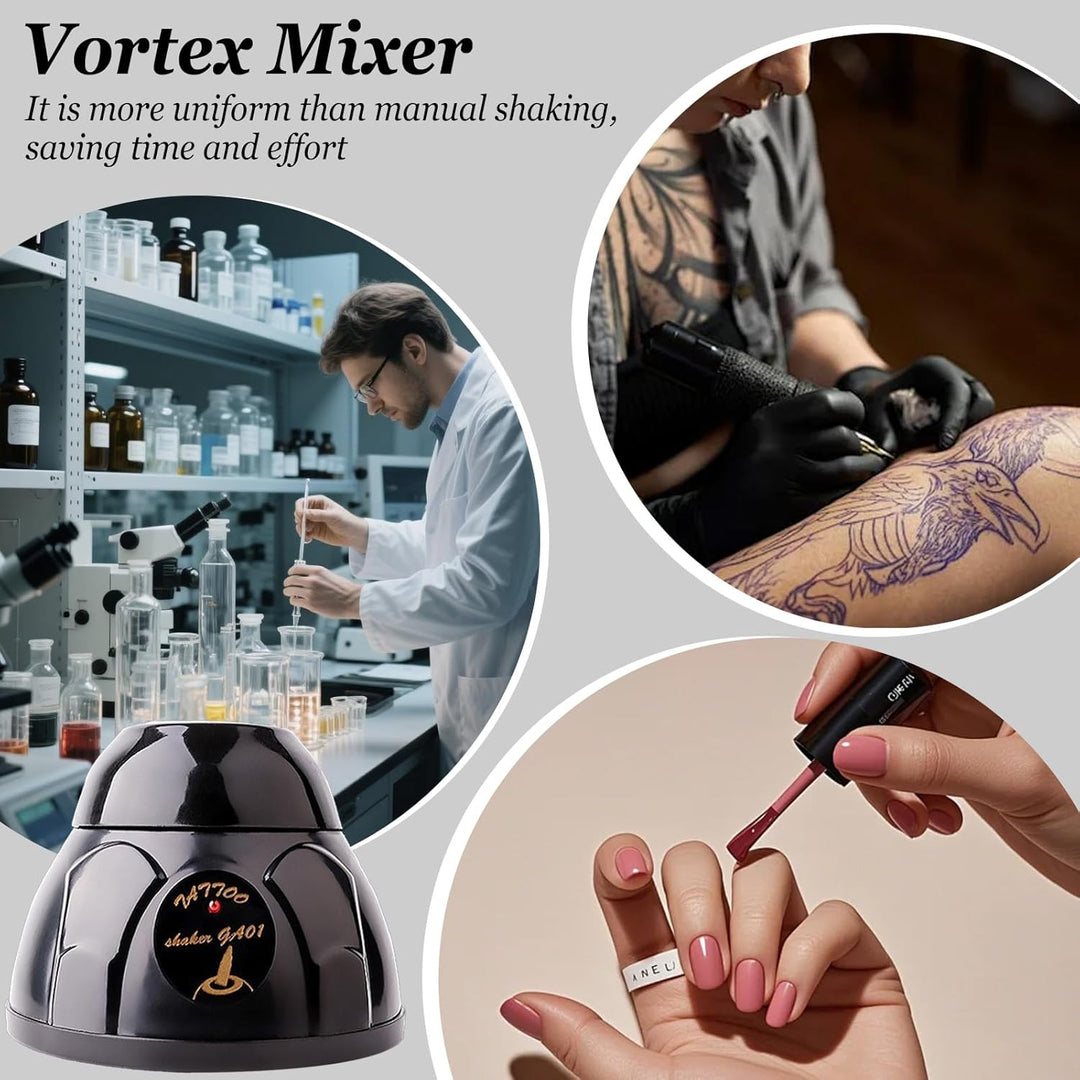Vortex-Mixer mit 5200 U/min und Touch-Funktion, Elektrischer Vibrations-Labormischermaschine, Labor