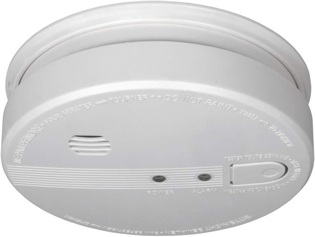 ELRO FS1110P Rauchwarnmelder - 230 Volt - verdrahtet vernetzbarer mit 10 Jahres Back-Up Batterie - E