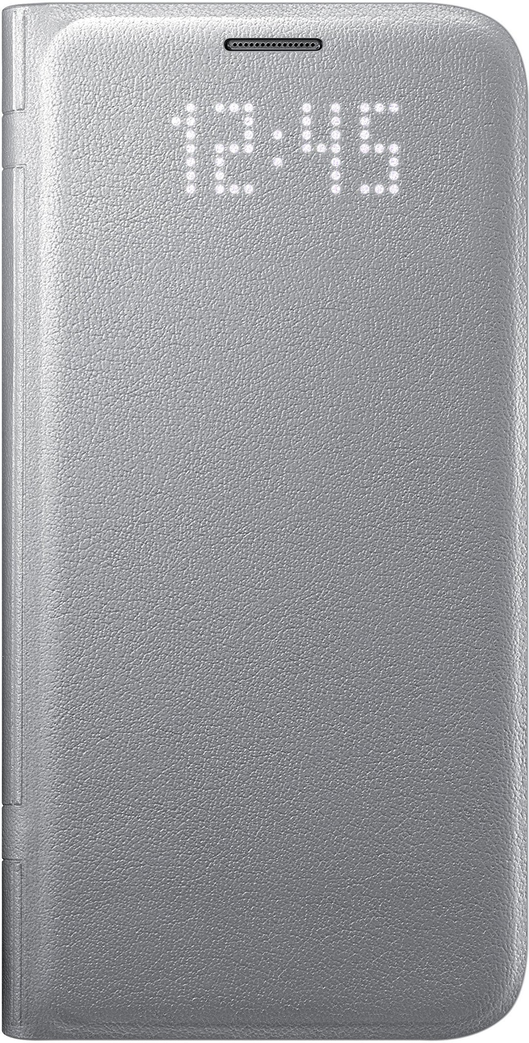 Samsung LED View Cover Hülle EF-NG930 für Galaxy S7, silber, Silber
