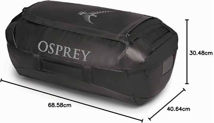 Osprey Unisex – Erwachsene Transporter 65 Duffel Bag Einheitsgrösse Schwarz, Einheitsgrösse Schwarz