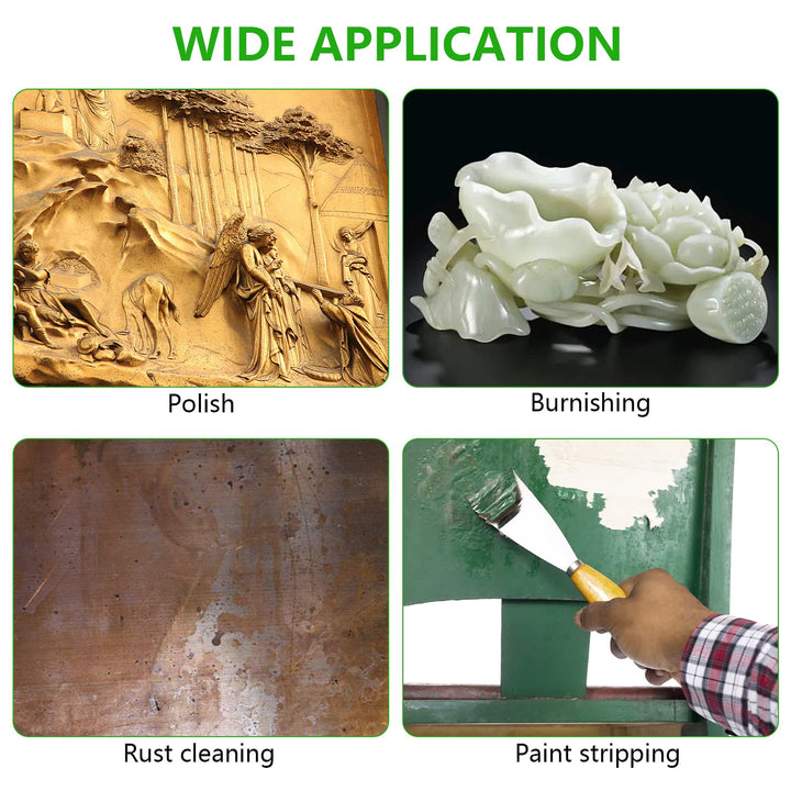 9 Stück Schleifaufsatz für Bohrmaschine, Nylonbürste mit 1/4 Zoll Sechskantschaft, Topfbürsten Schle