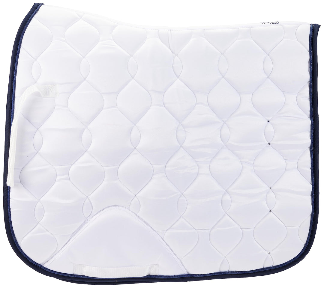 HKM Dressage Competition Schabracke Weiss/Navy One Size