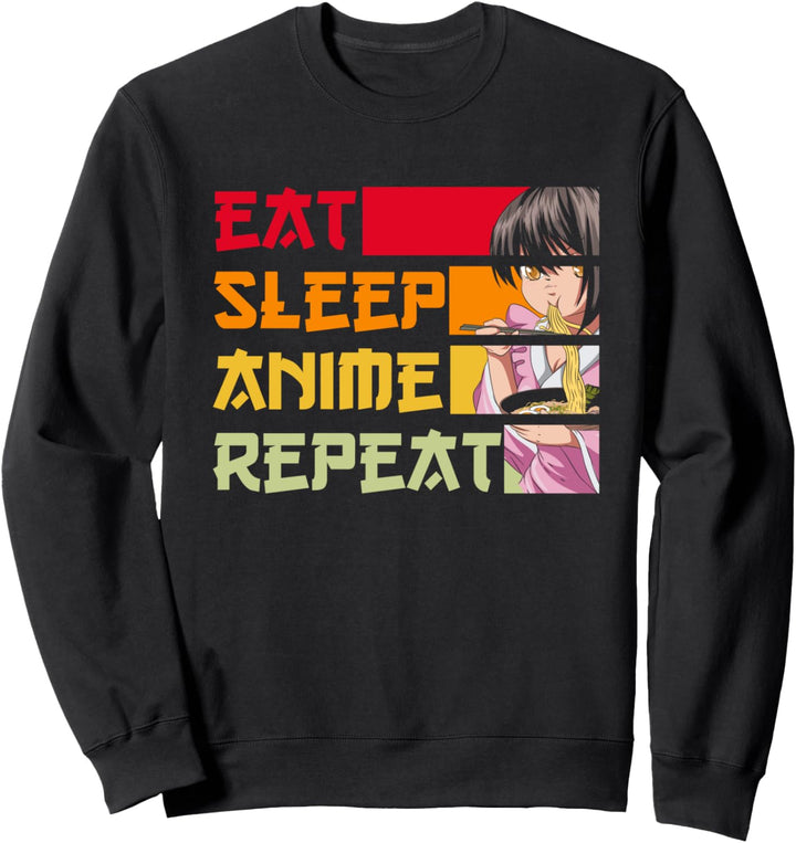Japan Ramen Kawaii Manga Mädchen Otaku Lustiges Anime Sweatshirt
