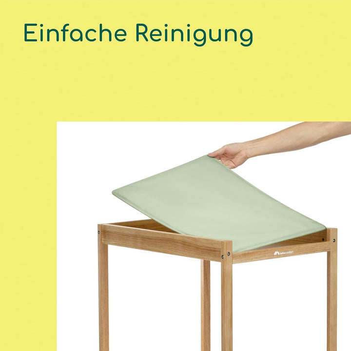 Bebeconfort Daisy 2, Baby Wickeltisch, 0–12 Mon. (11kg), Einschl. Wickelunterlage, Wasserdicht, Leic