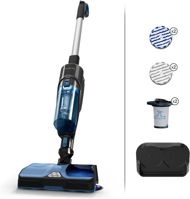 Rowenta X-Combo 2-in-1 Hybrid-Reiniger, Saugen und rotierendes Wischen gleichzeitig, 60 min. Autonom