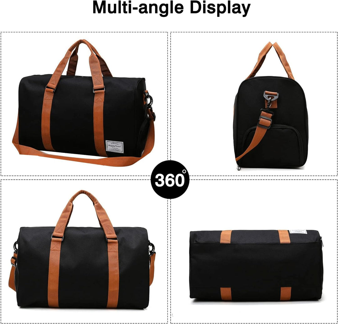 FANDARE Reisetaschen Sporttasche Damen Umhängetasche Herren Handgepäck Schultertasche Übernachtung S
