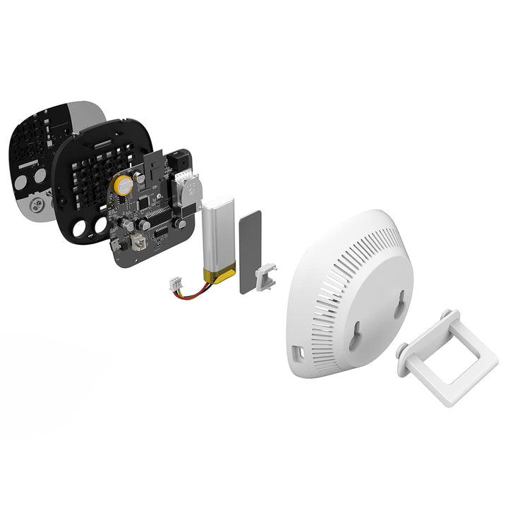 Alecto AQ30 CO2-Messgerät mit NDIR-Sensor, Luftqualitätsmonitor mit Ampelanzeige, CO2-, Temperatur-