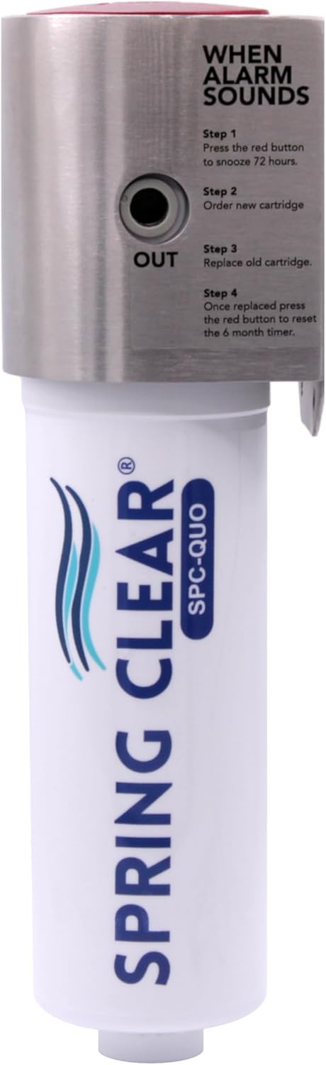 Spring Clear SPC-Quo Ersatzfilter, Wasserfilter Kartuschen, kompatibel mit Quooker Kaltwasserfilterk