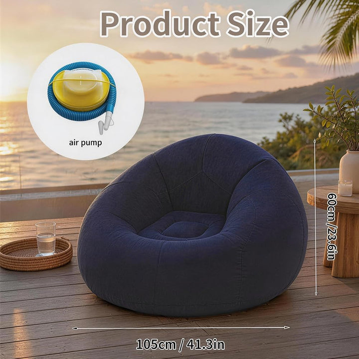 Aufblasbarer Sitzsack, Aufblasbares Stuhl Sofa, Sitzsack Aufblasbar, Aufblasbarer Lounge Sessel, Tra
