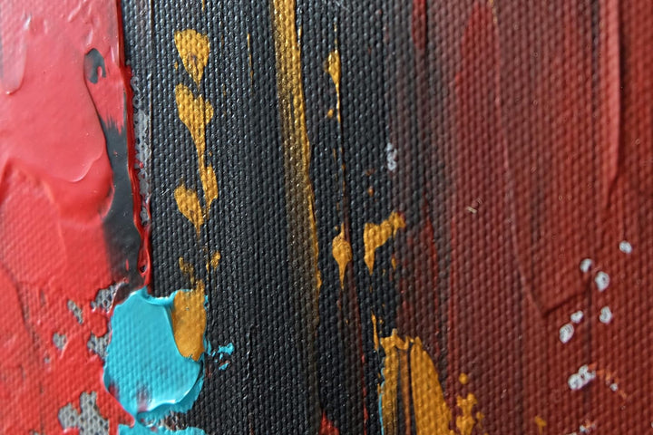 Monica Mirafiori I 100% HANDGEMALT I Gemälde Terracotta 100x50cm | Gemälde Handgemalt | Acrylgemälde