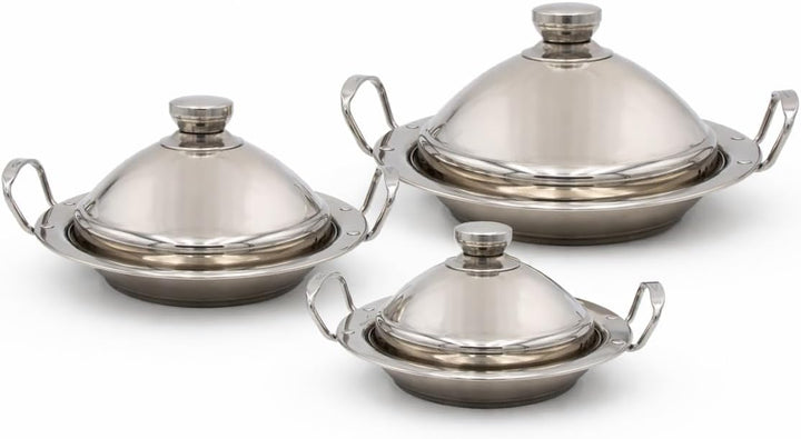 Marokkanische Tajine cocoWhite auswählbar in Ø 26/30/34 cm alle Herdarten Induktion auch im SET erhä