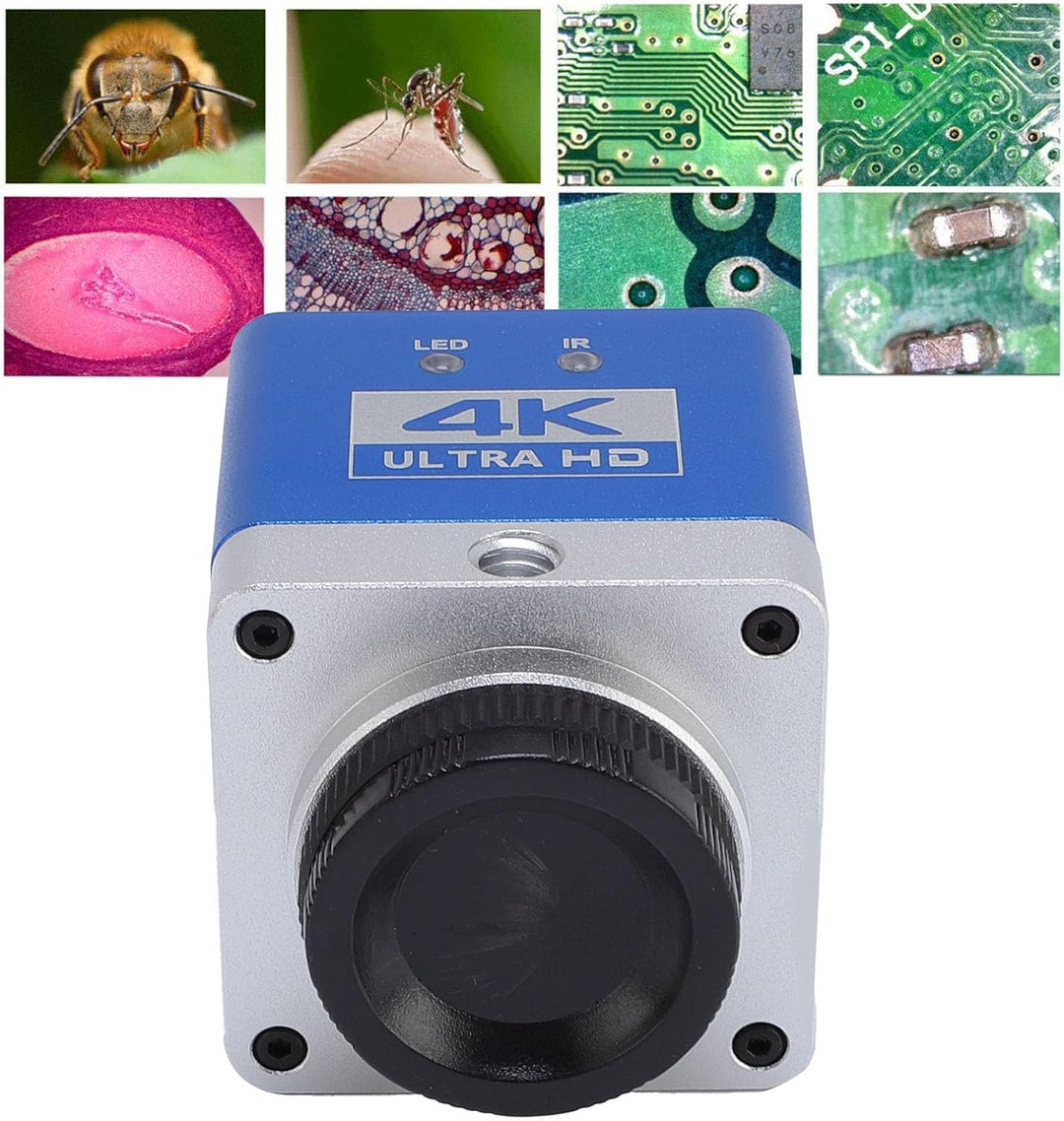 4K HD -Mikroskop Industrielle Kamera 8.3MP 3840x2160 Auflösung 1/1.8 Sensor HD -Anzeige Grenzflächen