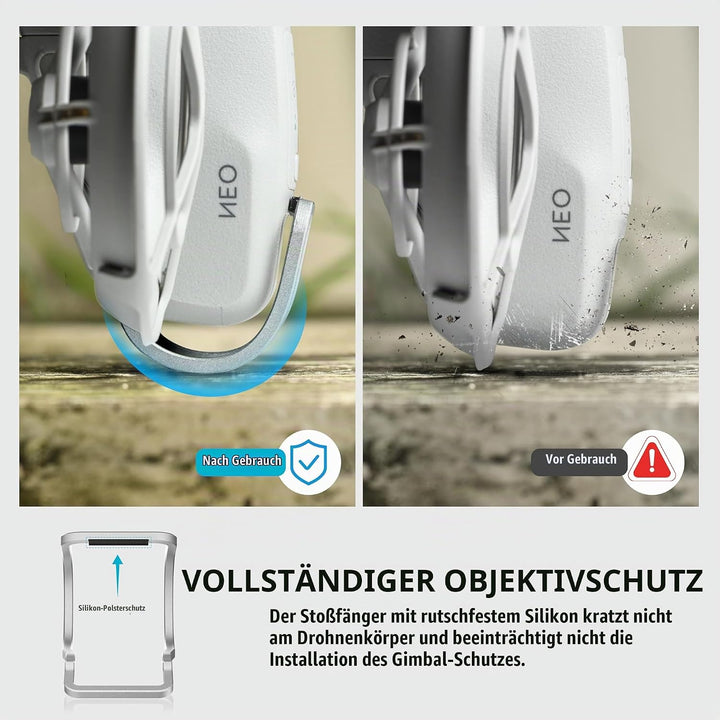 STARTRC Gimbal Bumper Guard für DJI Neo Zubehör, Aluminiumlegierung Antikollisionsschutz Schutzleist