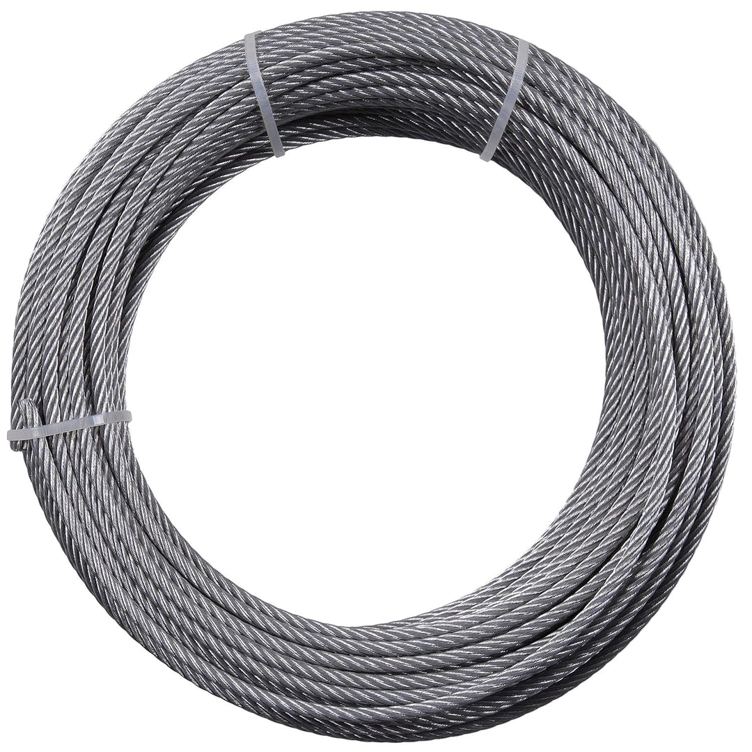 Drahtseile24 Drahtseil, Stahlseil, Stahldrahtseil – Meterware | verzinkt | 7x7, 6x19, 7x19, 6x37 | Ø