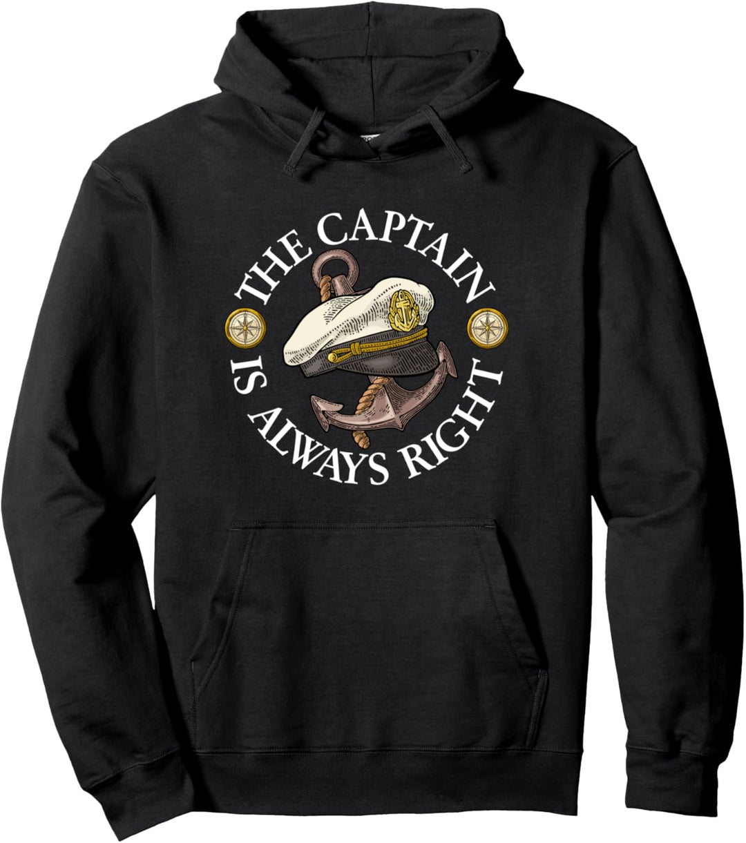 Der Kapitän hat immer Recht | Mein Schiff meine Regeln Pullover Hoodie