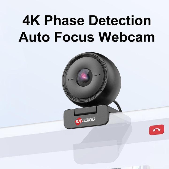 JOYUSING Flip600R 4K Streaming Webcam, Ultra 4K HD, Autofokus, PDAF, Geräuschunterdrückungsmikrofone