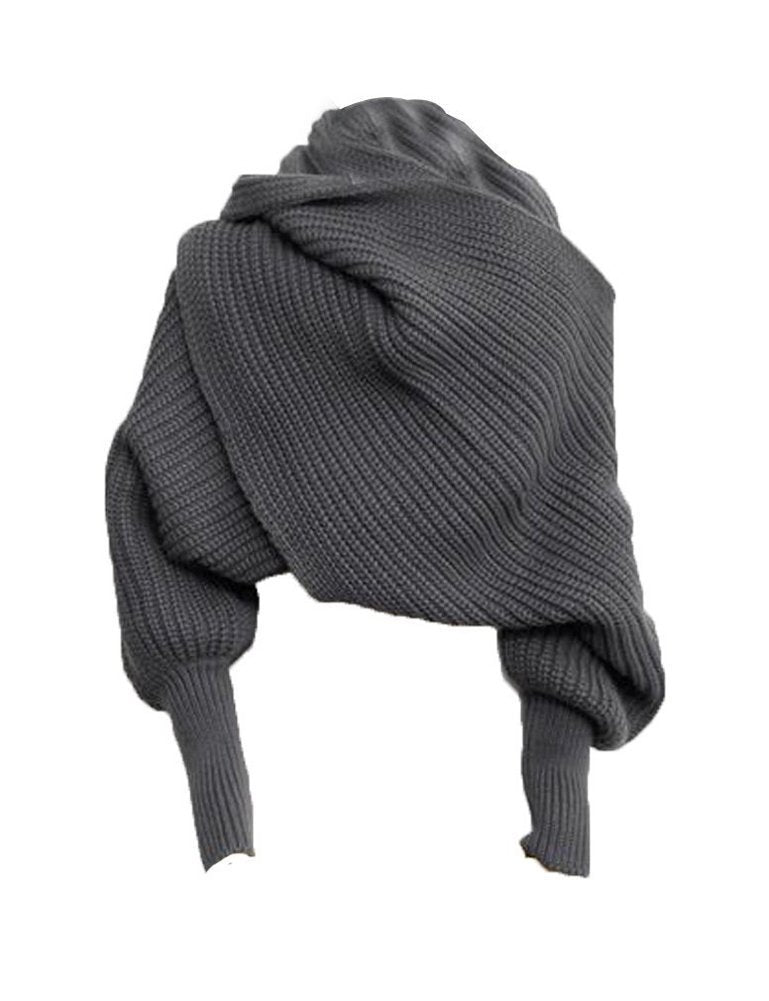 Butterme Mode Winter warme Normallack gestrickter Verpackungs Schal Häkeln Thick Schal Umhang mit Sl