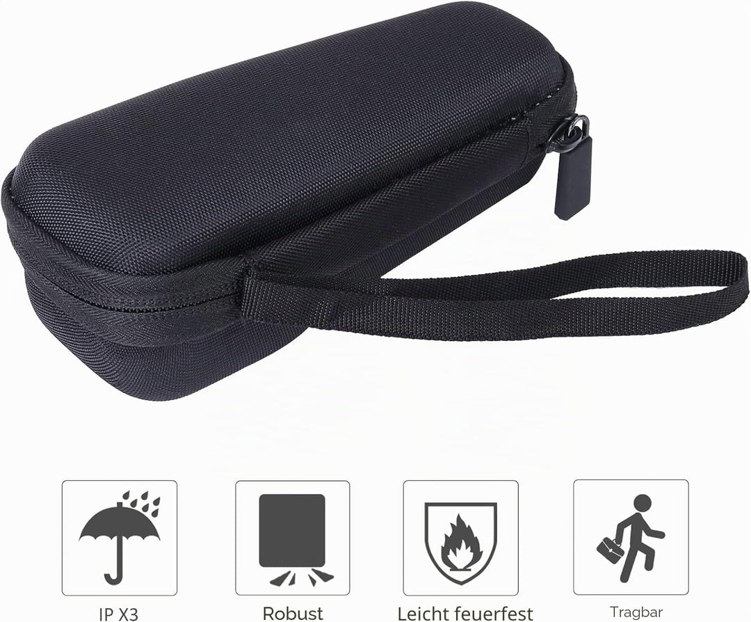 co2CREA Hart Reise Schutz Hülle Etui Tasche für Zoom H1n H1 Tragbarer Audio Handy Recorder, Nur Hüll