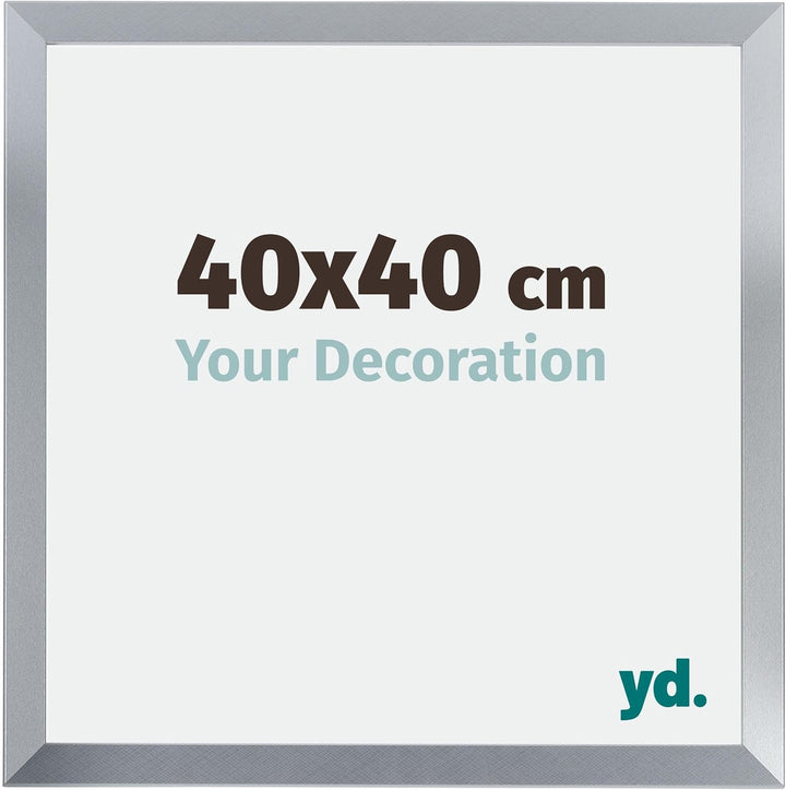 yd. Your Decoration - Bilderrahmen 40,00x40,00 cm - Bilderrahmen aus MDF mit Acrylglas - Antireflex