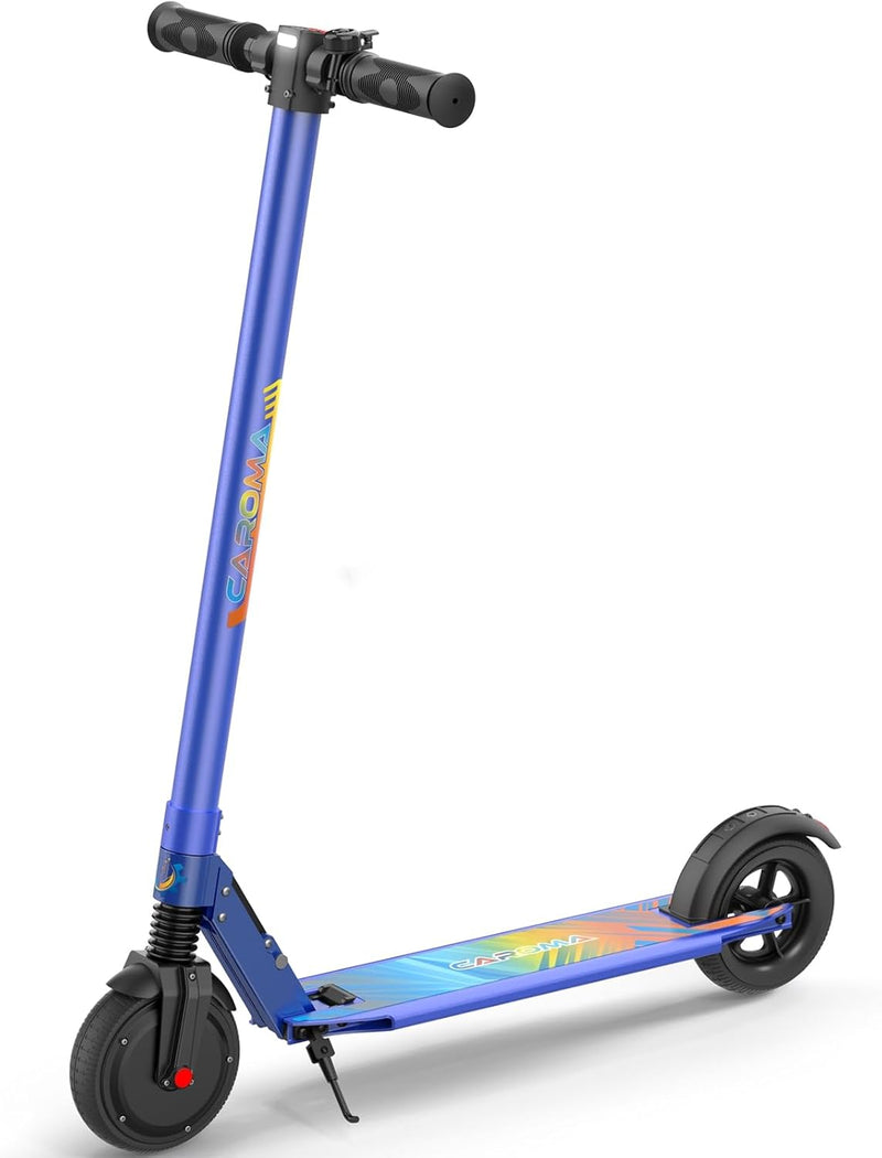 Caroma E Scooter Kinder Unter 16 Jahren, 20km/h, Reichweite 25 km, Faltbarer E Roller Kinder, 3-Gang