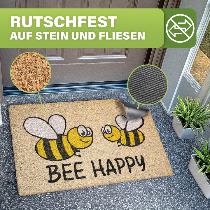 Bodenständig® Fussmatte Kokos [Wetterfest] - extrem robust - Fussabtreter aussen - die Kokosmatte Fu