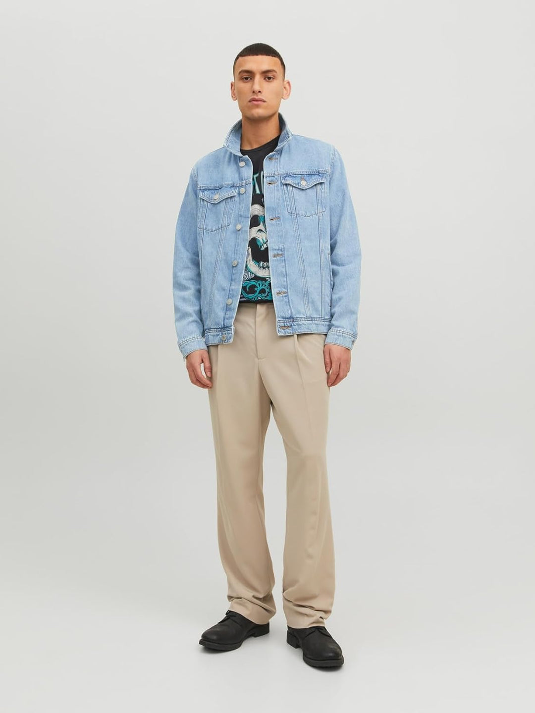 JACK & JONES male Jeansjacke Jeansjacke M Blue Denim, M Blue Denim