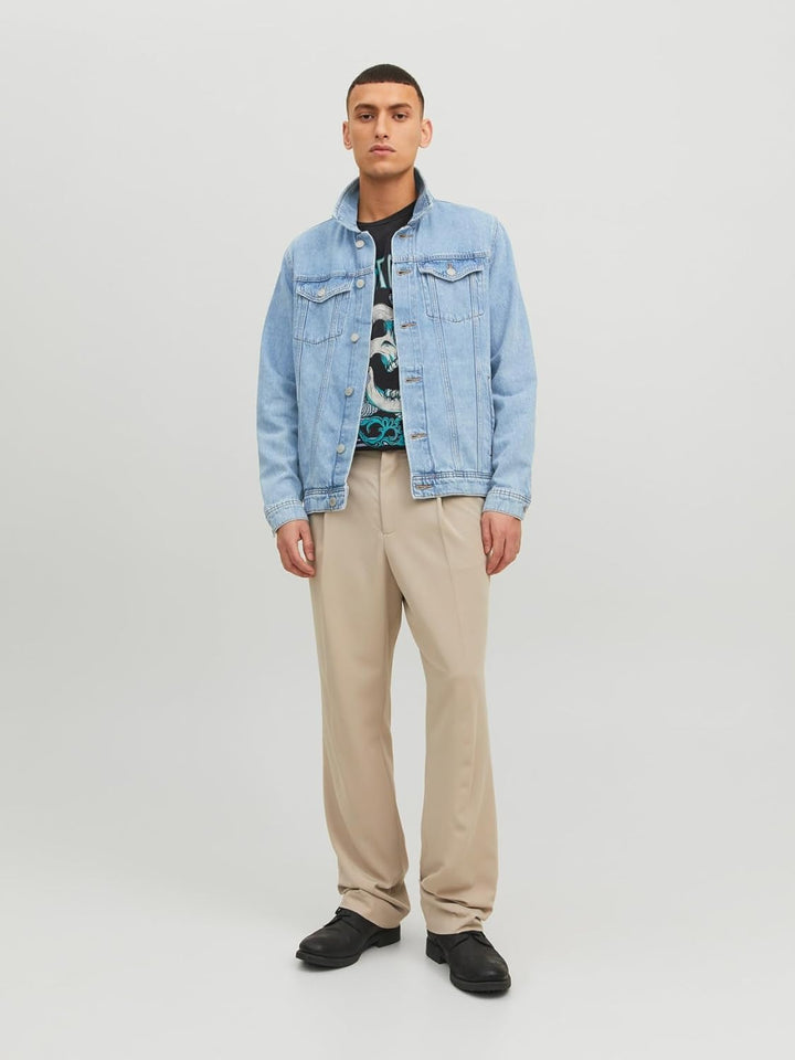 JACK & JONES male Jeansjacke Jeansjacke M Blue Denim, M Blue Denim
