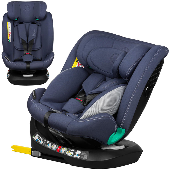 Lionelo Bastiaan i-Size One 360o drehbarer Autositz für Kinder von 40-150 cm, Montage in Fahrtrichtu