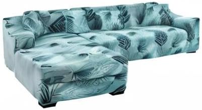 ShowyLive Sofa Überzug Ecksofa L Form Couch Überzug 2er Set Elastische Stretch mit 2 Stück Kissenbez