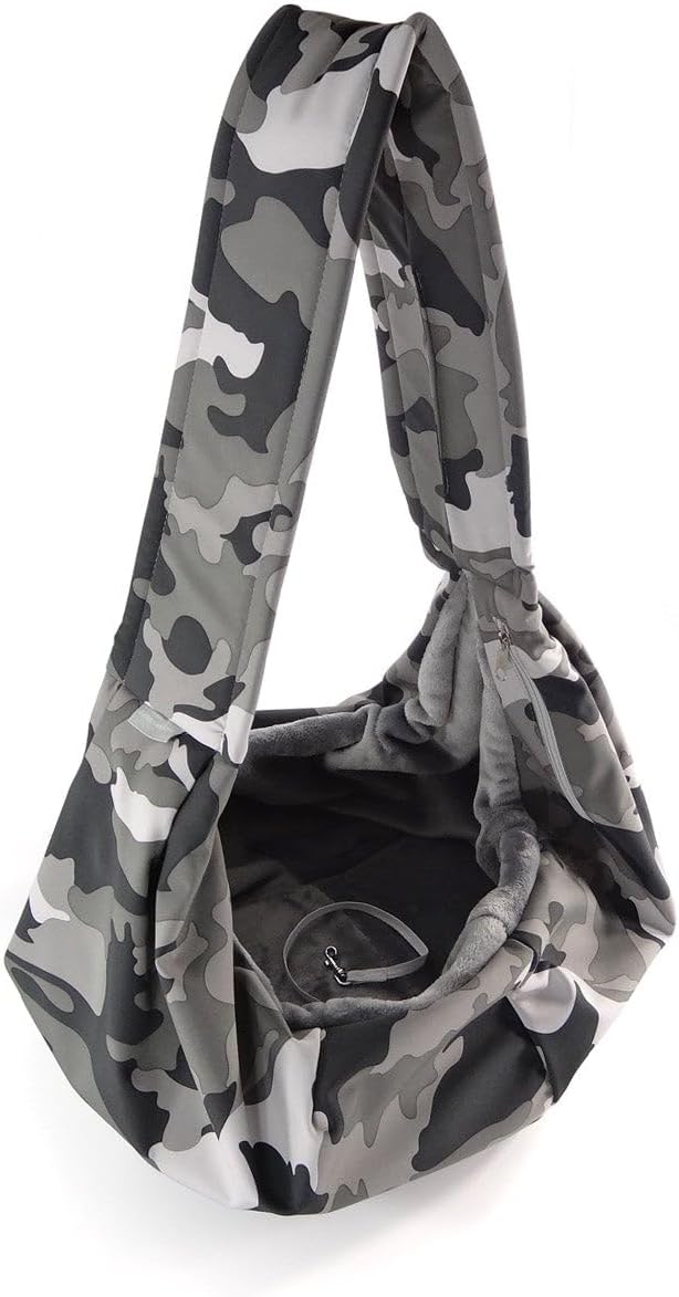 Crossbag - Softshell Edition in div. Farben - Hundetasche (Grau, L/XL) L/XL Grau, L/XL Grau