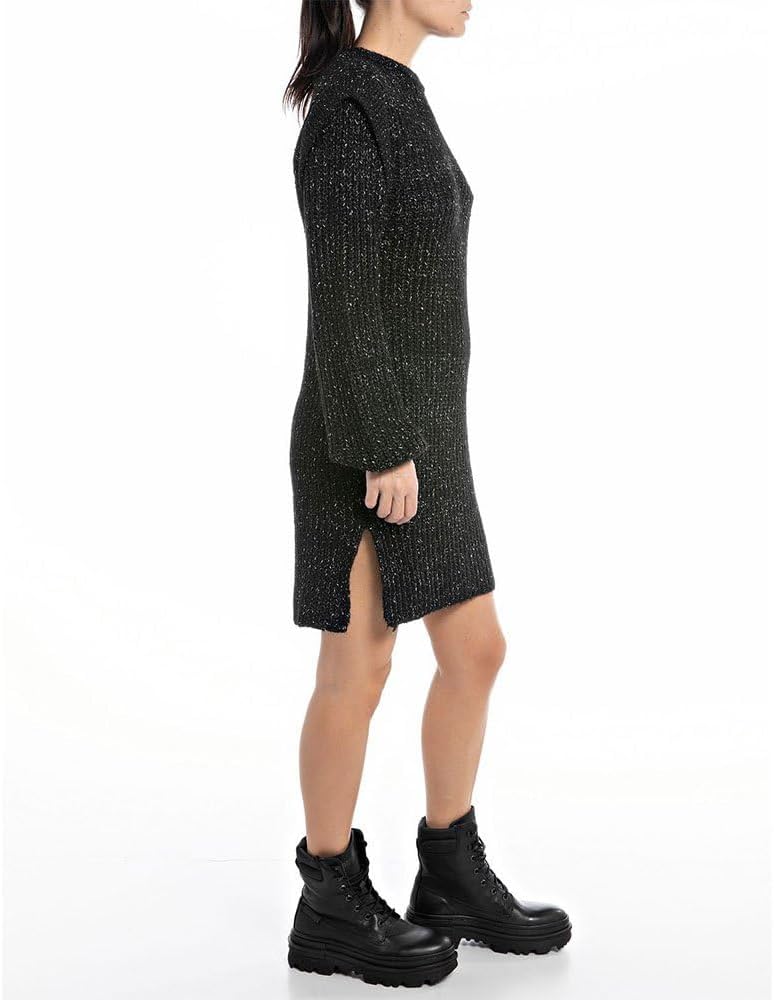 Replay Damen Kleid XS Black 098, XS Black 098