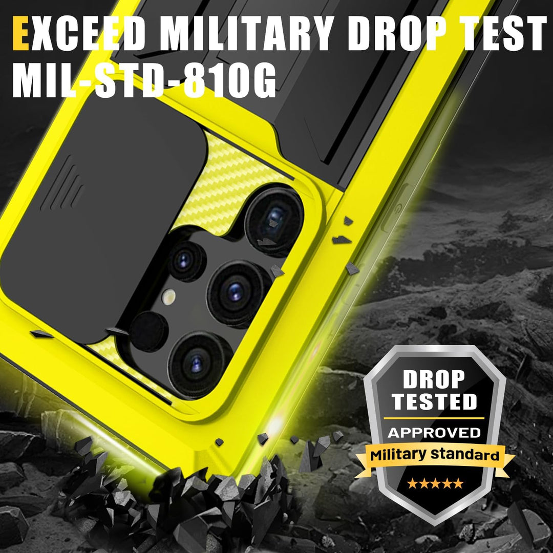 MIYIYQP Kompatibel mit Samsung Galaxy S24 Ultra 5G Handyhülle, Outdoor Powerful Hybrid Schutz stossf