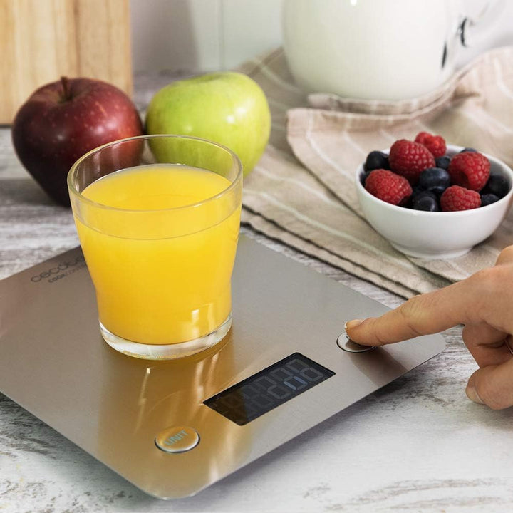 Küchenwaage CookCOntrol 10000, mit App-verbindung, rostfreie Stahlverarbeitung, Druckgewicht ab 1 Gr