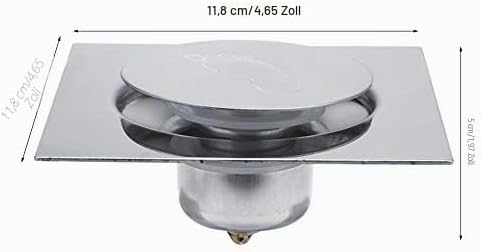 Bodenablauf Edelstahl Duschablauf Shower Drain Sieb Protector für Badezimmer Waschküche Küche Zubehö