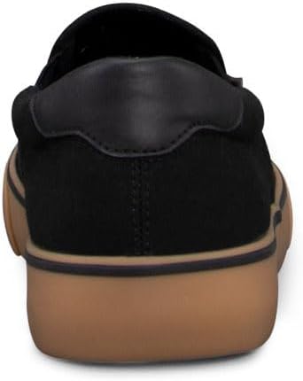 Lugz Herren Clipper Classic Slip-on Canvas Sneaker 39.5 EU Weit Schwarz Black Gum, 39.5 EU Weit Schw