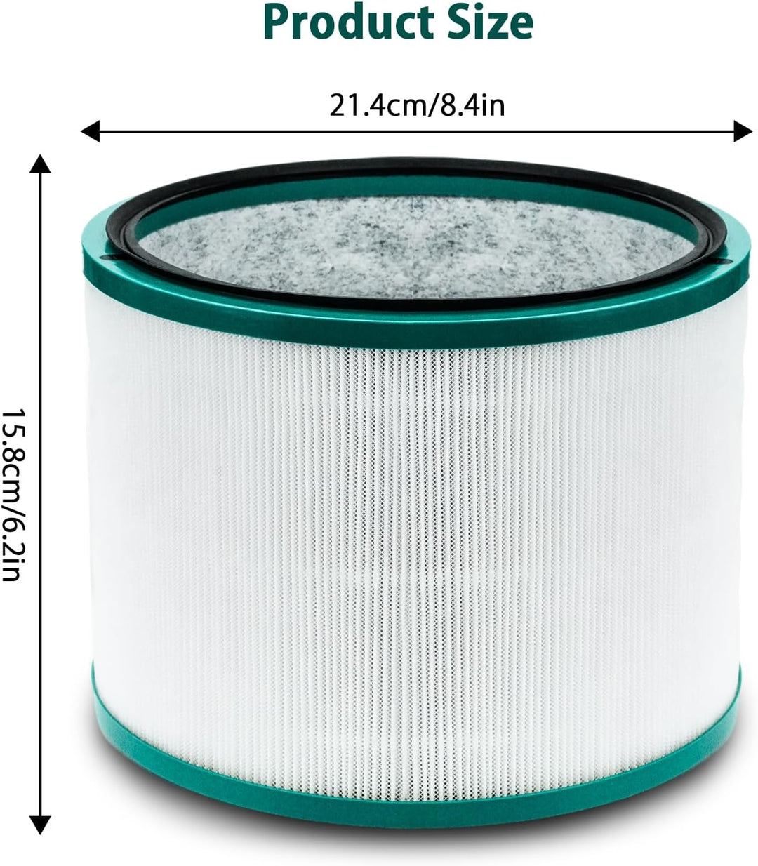 Ersatz HEPA Filter Kompatibel mit Dyson HP03 DP01 DP03 HP02 HP01 HP00 Pure Hot + Cool Link Reinigen