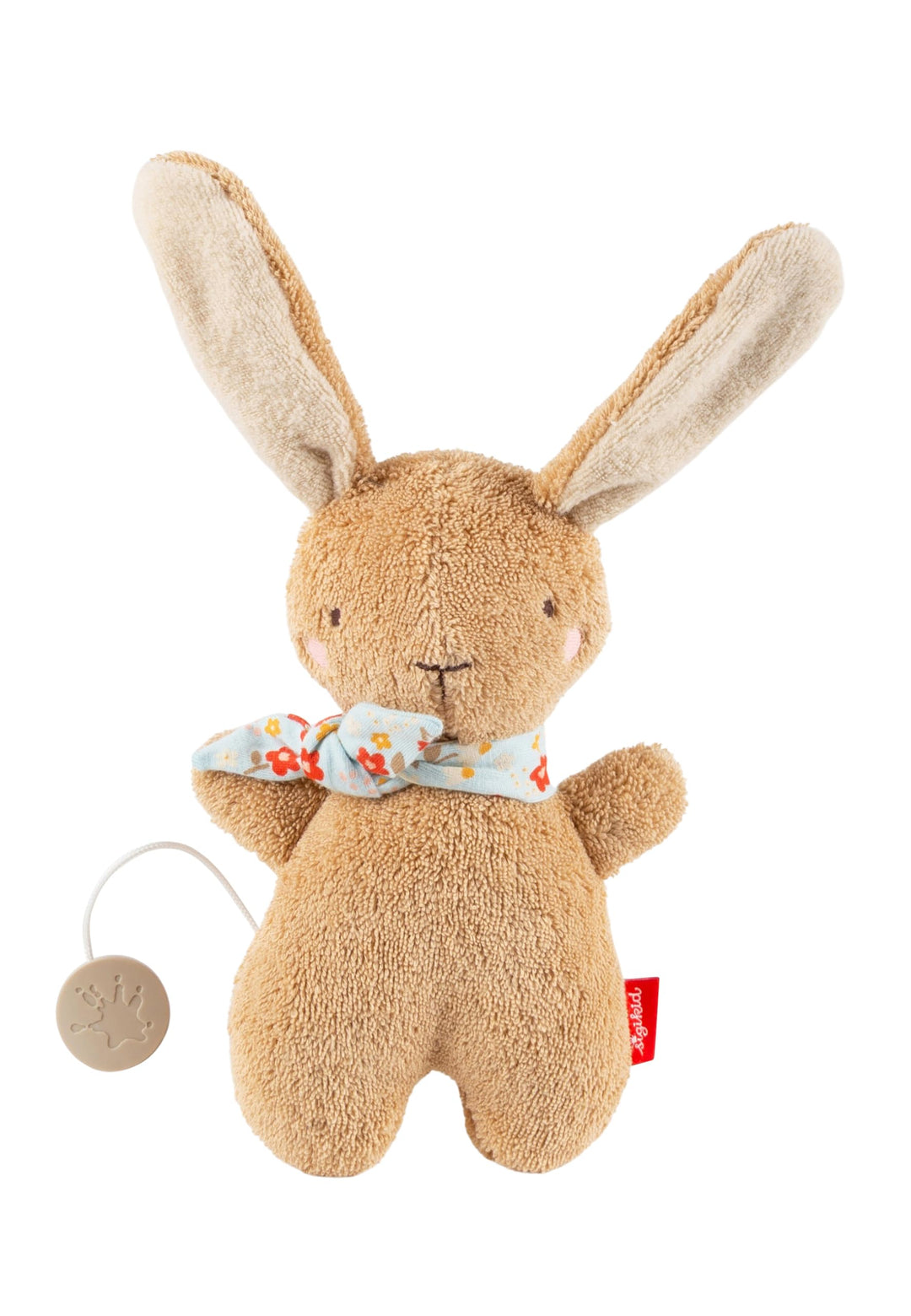 sigikid Spieluhr Hase braun, Farmhouse Family - Babyspielzeug Kuscheltier waschbar mit entnehmbarem