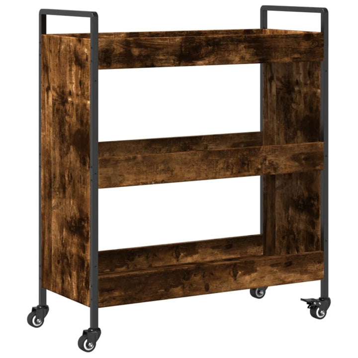 vidaXL Küchenwagen, Servierwagen mit viel Stauraum, Rollwagen Trolley für Küche Bar, Gemüsewagen Meh