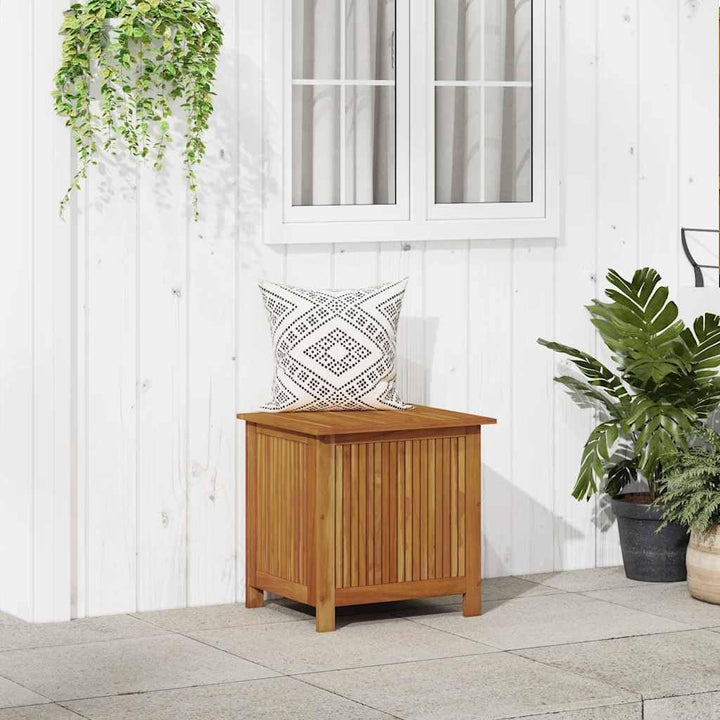 vidaXL Akazienholz Massiv Garten Aufbewahrungsbox Auflagenbox Gartentruhe Kissenbox Gartenbox Kissen
