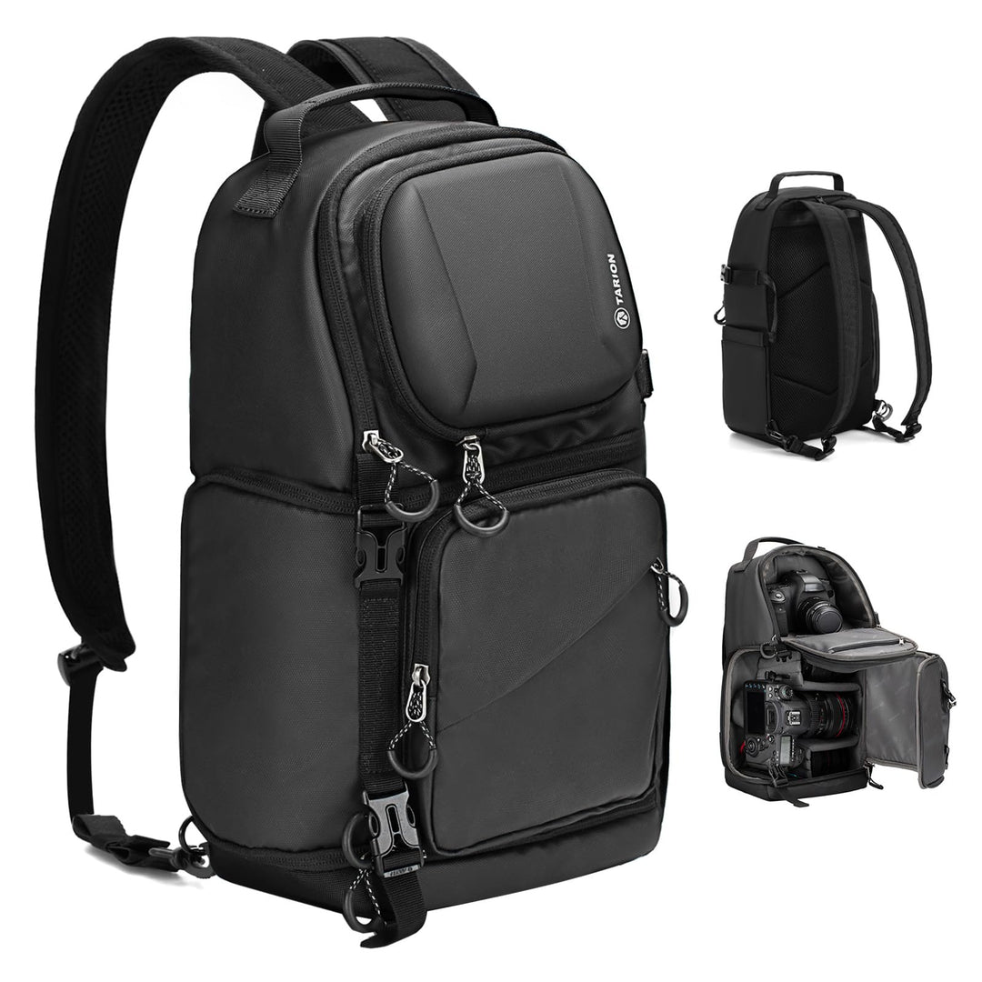 TARION Kameratasche Sling Kamera Schultertasche Umhängetasche Wasserdicht Fotorucksack Spiegelreflex