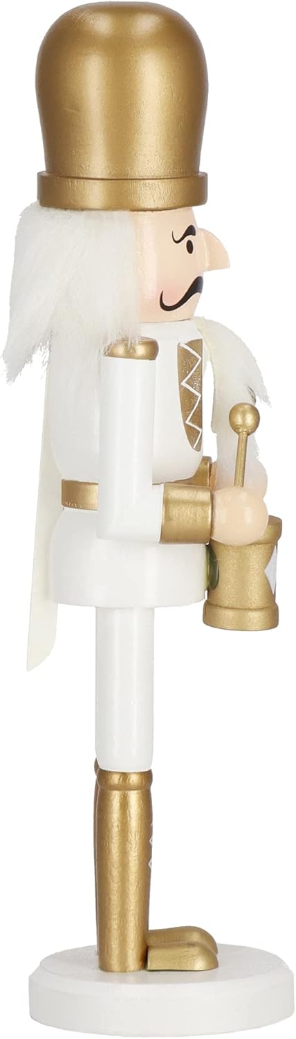 SPRINGOS Dekofigur Nussknacker Figur aus Holz Soldat mit Trommler 30,5 cm Weihnachtsdekoration Holzf