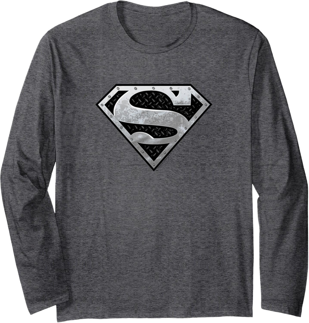 Superman Super Metallic Shield Langarmshirt